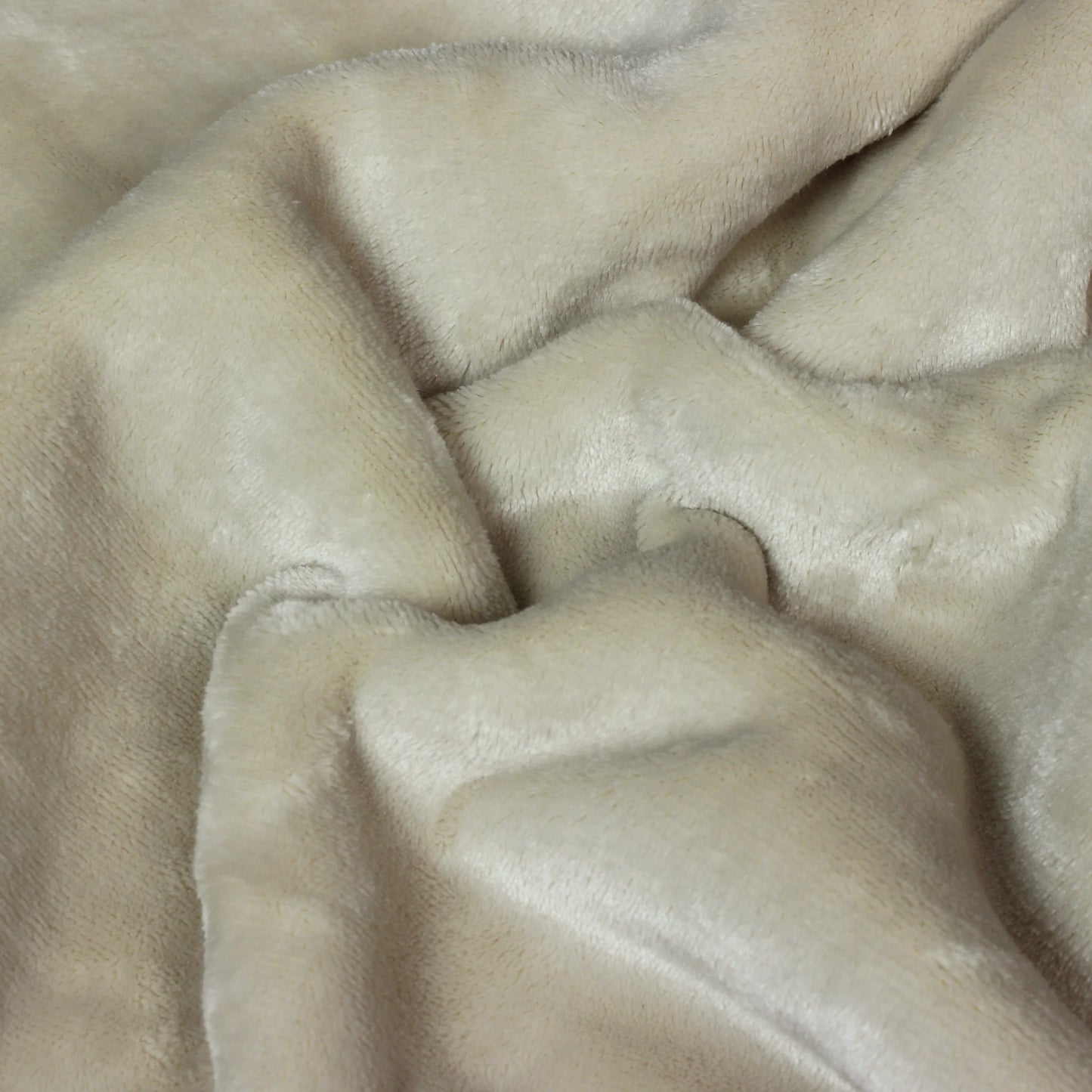 Lux Sherpa Fleece Throw Natural