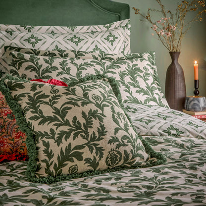 Paoletti - Seventy Three Hedera Printed Duvet Cover Set Verdie