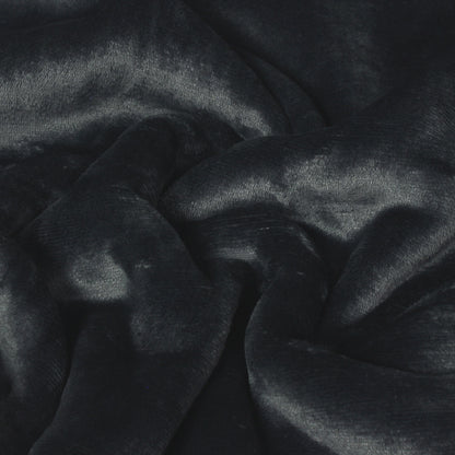 Lux Sherpa Fleece Throw Charcoal